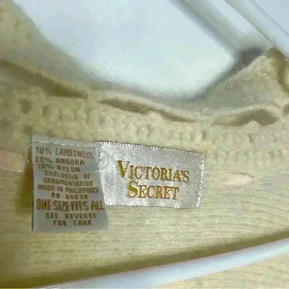 Victoria’s Secret vintage GOLD LABEL, cream, SOFT,romantic,delicate,bed jacketOS - Picture 8 of 13